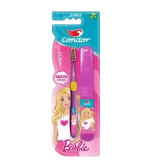 Oferta de ESCOVA DENTAL CONDOR LV2PG1 BARBIE por R$15,99 em Supermercados Imperatriz