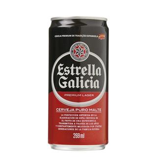Oferta de Cerveja Estrella Galicia Lata 269Ml por R$2,99 em Supermercados Joanin