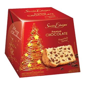 Oferta de Panettone Premium Chocolate Santa Edwiges 400G por R$12,99 em Supermercados Joanin