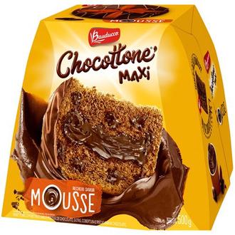 Oferta de Chocottone Maxi com Recheio Mousse Bauducco 450g por R$18,99 em Supermercados Joanin