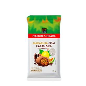 Oferta de Snack com Cacau e Maracujá Natures Heart 25G por R$1,99 em Supermercados Joanin