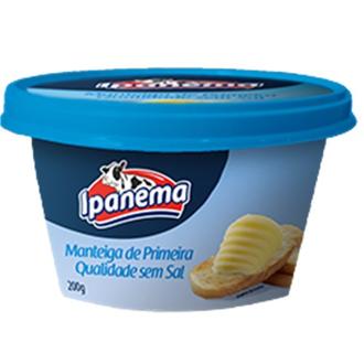Oferta de Manteiga Ipanema Pote sem Sal 200G por R$9,99 em Supermercados Joanin