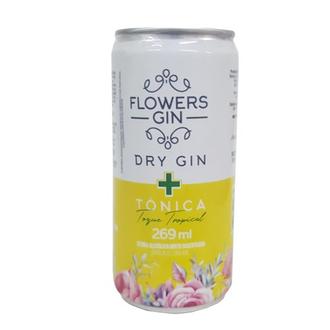 Oferta de Gin Tônica Toque Tropical Flowers Gin 269Ml por R$5,19 em Supermercados Joanin
