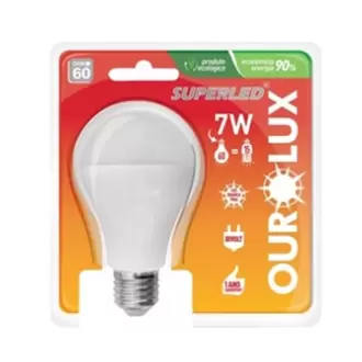 Oferta de Lâmpada Superled Ourolux Biv 3000K 6W por R$4,07 em Supermercados Joanin