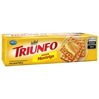 Oferta de Biscoito Cracker Manteiga Triunfo 164G por R$2,62 em Supermercados Joanin