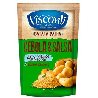 Oferta de Batata Palha Cebola e Salsa Visconti 105G por R$6,99 em Supermercados Joanin