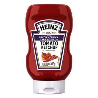 Oferta de Ketchup Bacon e Cebola Caramelizada Heinz 397g por R$15,39 em Supermercados Joanin