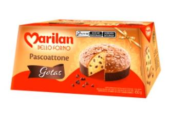 Oferta de Panettone Gotas de Chocolate Marilan 450g por R$16,99 em Supermercados Joanin