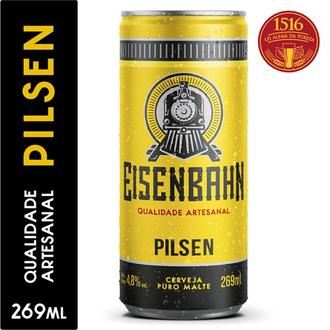 Oferta de Cerveja Pilsen Eisenbahn 269ml por R$2,49 em Supermercados Joanin
