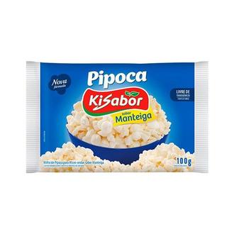 Oferta de Milho de Pipoca para Micro-Ondas Sabor Manteiga Kisabor 100g por R$1,72 em Supermercados Joanin