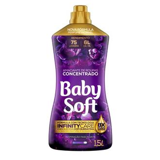 Oferta de Amaciante Concentrado Inspiração Baby Soft 1,5L por R$12,99 em Supermercados Joanin