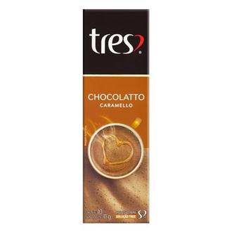 Oferta de Café 3 Corações Cápsulas Chocolatto com Caramelo 105g por R$21,99 em Supermercados Joanin
