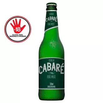 Oferta de Cerveja Puro Malte Cabaré Garrafa 330ml por R$3,76 em Supermercados Joanin