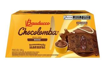 Oferta de Colomba Pascal Mousse de Chocolate Bauducco 500g por R$16,31 em Supermercados Joanin