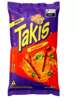 Oferta de Salgadinho De Milho Picante Xplosion Takis 90g por R$7,13 em Supermercados Joanin