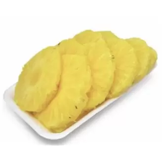 Oferta de Abacaxi Rodelas Bandeja Kg por R$15,59 em Supermercados Joanin