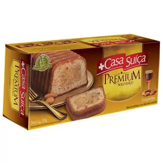 Oferta de Bolo de Amêndoa Premium Casa Suiça Embalagem 270G por R$16,63 em Supermercados Joanin