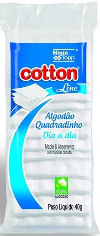 Oferta de Algodão Quadradinho Cotton Line 40G por R$4,45 em Supermercados Mateus