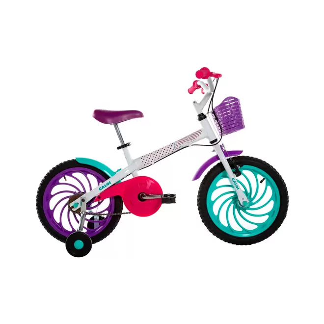 Oferta de Bicicleta Caloi Infantil Ceci Aro 16 Branca por R$499 em Supermercados Mateus