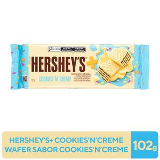 Oferta de Chocolate Mais Cookies Hershey's 102g por R$4,99 em Supermercados Myatã