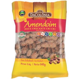 Oferta de Amendoim Doce Crocante Cri-Cri Dacolônia 140G por R$3,99 em Supermercados Myatã