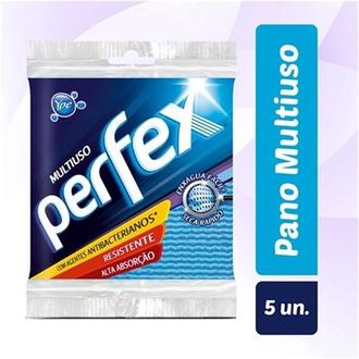 Oferta de Pano Multiuso Azul Perfex 5un por R$9,99 em Supermercados Myatã