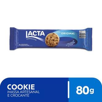 Oferta de Biscoito Cookie Ao Leite Lacta 80g por R$5,49 em Supermercados Myatã