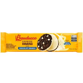 Oferta de Biscoito Cookie Branco Maxi Bauducco 96g por R$4,99 em Supermercados Myatã
