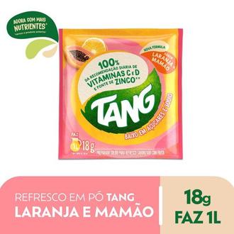 Oferta de Refresco em Pó Laranja Mamão Tang 18g por R$0,99 em Supermercados Myatã