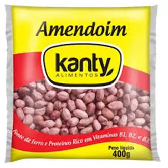 Oferta de Amendoim Kanty Branco 400G por R$5,49 em Supermercados Myatã