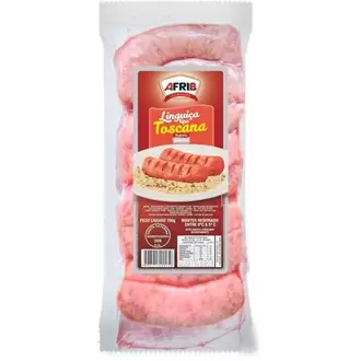 Oferta de Linguiça Toscana Afrib 700G por R$12,99 em Supermercados Myatã