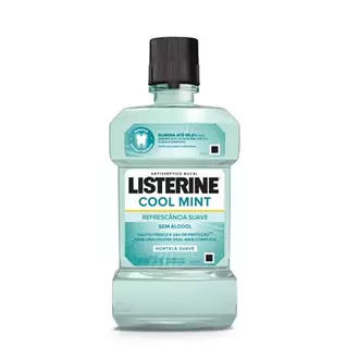 Oferta de Enxaguante Bucal Cool Mint sem Álcool Listerine 250Ml por R$13,99 em Supermercados Myatã