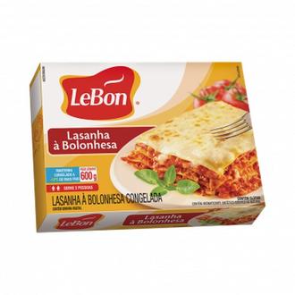 Oferta de Lasanha Lebon Bolognesa 600G por R$9,99 em Supermercados Myatã