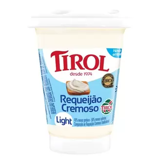 Oferta de Requeijão Tirol Light Copo 180G por R$6,49 em Supermercados Myatã