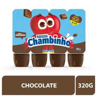 Oferta de Petit Suisse Sabor Chocolate Nestlé Chambinho 320g 8un por R$8,54 em Supermercados Paraná