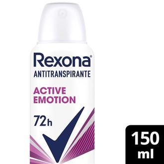 Oferta de Desodorante Feminino Active Emotion Rexona 150Ml por R$16,03 em Supermercados Paraná