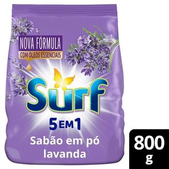 Oferta de Lava Roupas em Pó Lavanda Surf 800G por R$9,61 em Supermercados Paraná