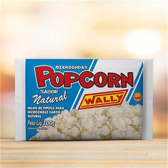Oferta de Pipoca de Microondas Wally Popcorn Natural Embalagem 100G por R$2,34 em Supermercados Paraná