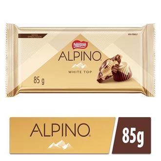Oferta de Chocolate White Top Alpino 85g por R$5,33 em Supermercados Paraná