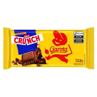 Oferta de Chocolate Crunch Garoto 80g por R$5,33 em Supermercados Paraná