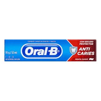 Oferta de Creme Dental Menta Suave Oral-B 1-2-3 70G por R$2,12 em Supermercados Paraná