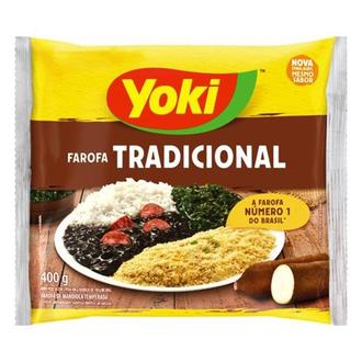 Oferta de Farofa Yoki Tradicional Temperada 400g por R$4,26 em Supermercados Paraná