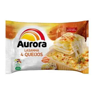 Oferta de Lasanha Quatro Queijos Aurora 600g por R$10,68 em Supermercados Paraná