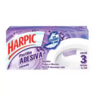 Oferta de Pastilha Adesiva Lavanda Harpic Leve 3 Pague 2Un por R$7,47 em Supermercados Paraná