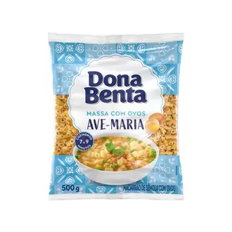 Oferta de Macarrão Ave Maria com Ovos Dona Benta 500g por R$3,19 em Supermercados Paraná