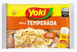 Oferta de Pipoca para Micro-ondas Temperada Com Toque de Chef Yoki Pacote 100g por R$3,19 em Supermercados Paraná