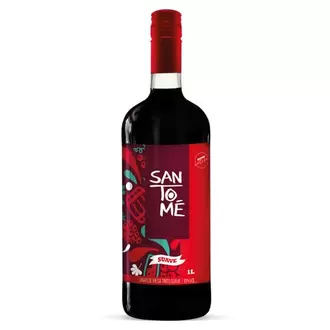 Oferta de Vinho Tinto Santomé Suave Garrafa 1 Litro por R$20,31 em Supermercados Paraná