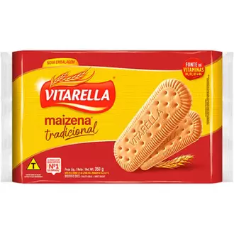 Oferta de Biscoito Maizena Tradicional Vitarella 350g por R$5,33 em Supermercados Paraná