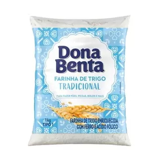 Oferta de Farinha de Trigo Tradicional Dona Benta 1kg por R$5,33 em Supermercados Paraná