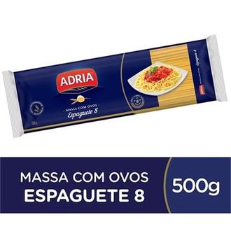 Oferta de Macarrão Espaguete com Ovos Nº8 Adria 500G por R$3,99 em Supermercados Pedroso